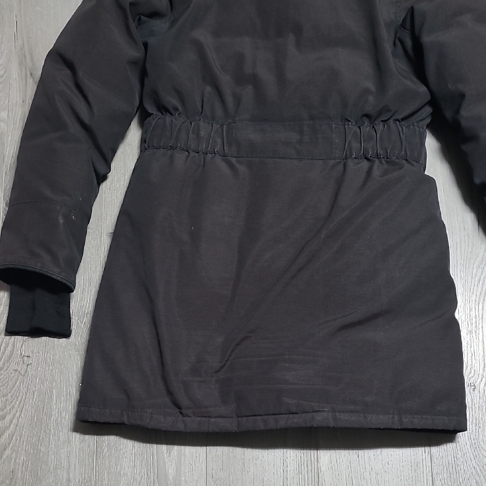 Canada Goose Black Parka with Fur Trim - Picture 12 of 16